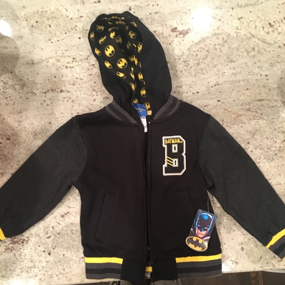 Batman 4T 3T Boys Hoodie NWT Superhero